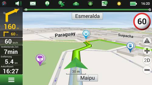 Navitel Navigator. Argentinien