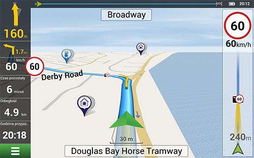 Navitel Navigator. Wielka Brytania, Wyspa Man